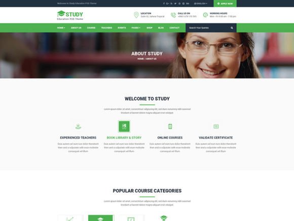 01 About Our Education: A Modern Design Solution for Versatile Learning Platforms