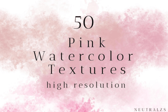 Elevate Your Designs with a Premium Pink Watercolor Texture PNG Bundle