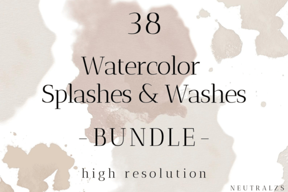 Elevating Modern Design with Neutral Paint Splash Clipart: A Strategic Asset for Creators