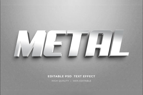 Mastering the Metal Editable Text Effect Mockup
