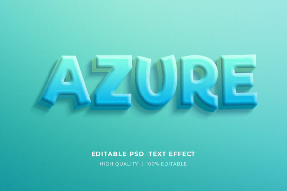 Mastering Visual Branding with the Azure Editable Text Effect Mockup