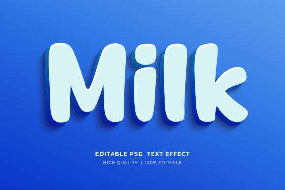 Milk Editable Text Style Effect: Strategic Visual Communication for Modern Brands