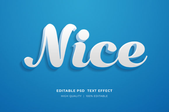 Nice 3D Text Effect PSD Mockup Guide