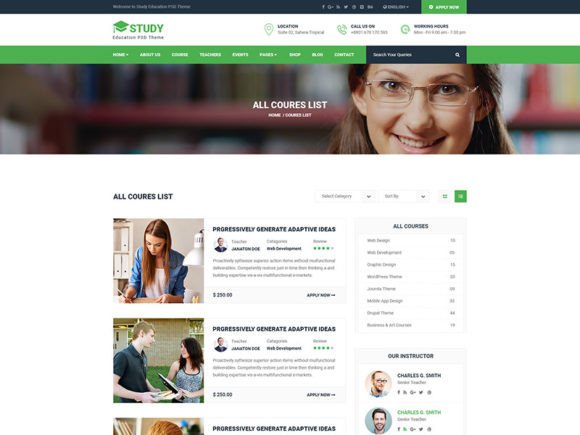 Strategic Implementation of the 01 Courses Page List Style for Educational Platforms