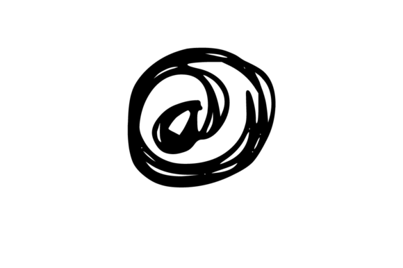Strategic Visual Communication: Leveraging the At Sign Doddle Graphic Icon for Brand Cohesion