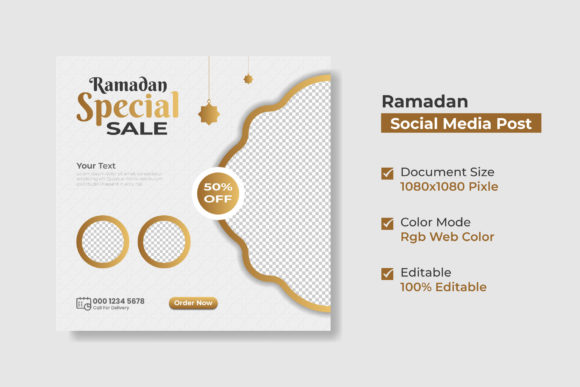 Streamlining Your Ramadan Sale Banner Workflow with Editable Design Templates